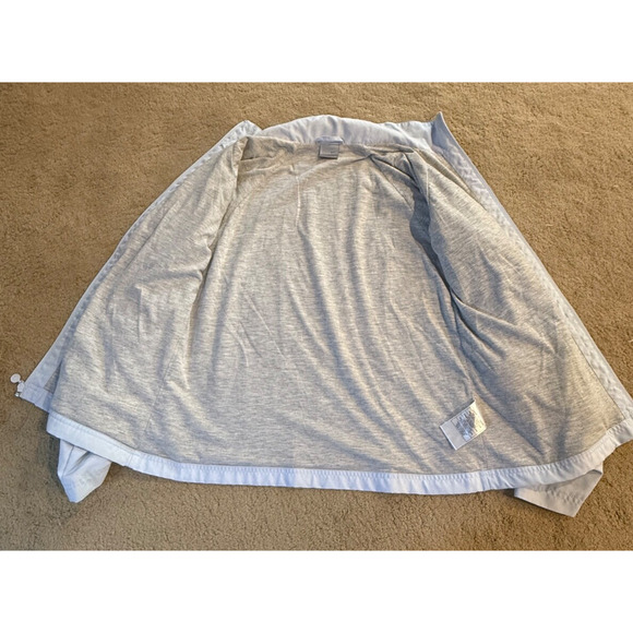Vintage Nike Windbreaker Jacket Womens Medium Pale Blue Track Spring Running - Picture 4 of 9